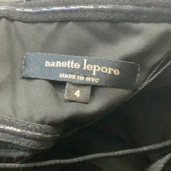 NANETTE LEPORE cut out NWT shirred stretch lined LBD - Picture 13 of 14